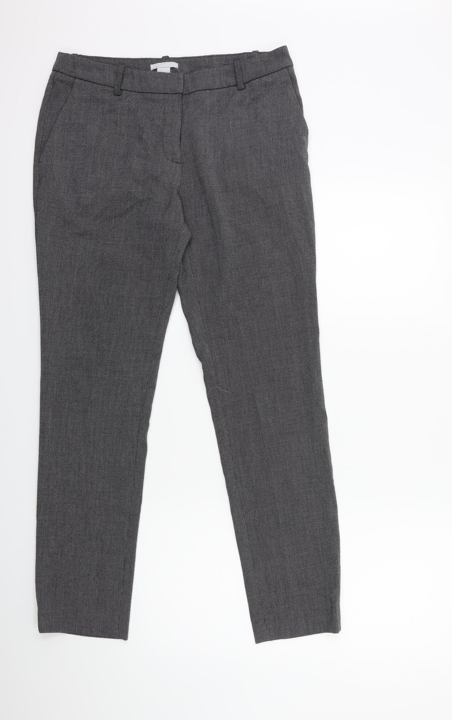 H&M Womens Black   Trousers  Size 10 L28 in
