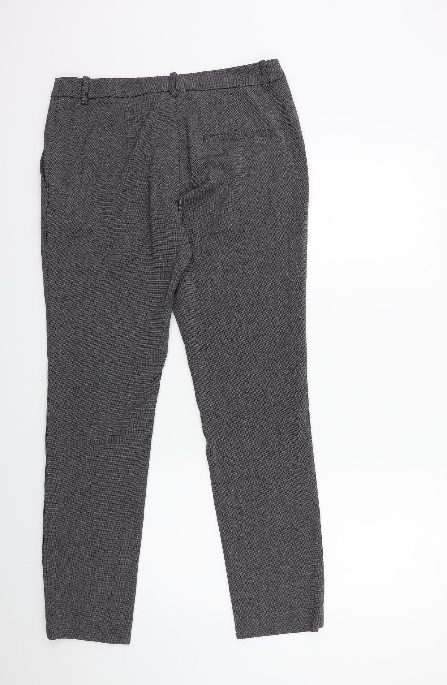 H&M Womens Black   Trousers  Size 10 L28 in