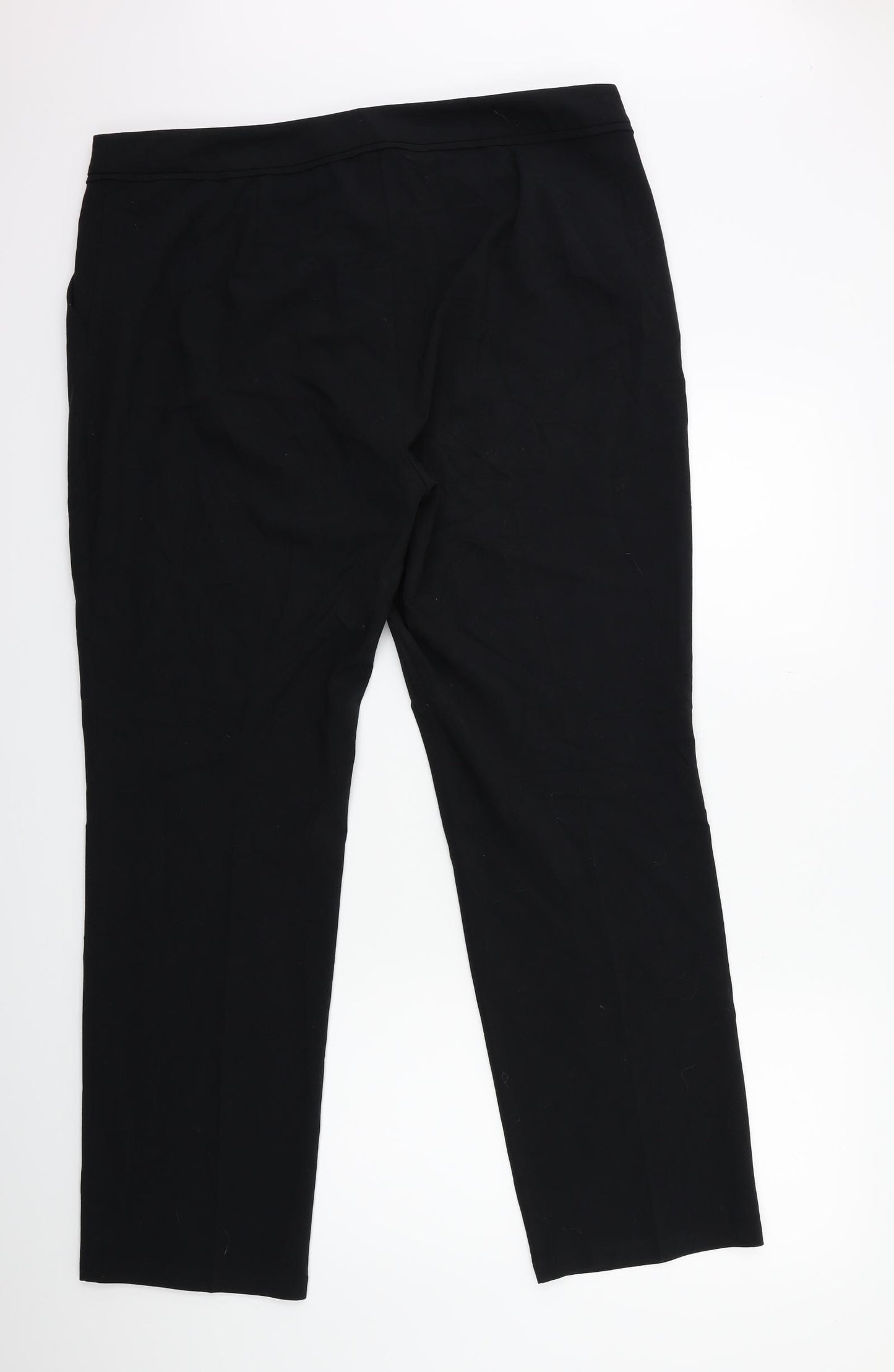 Marks and Spencer Womens Black   Trousers  Size 18 L30 in