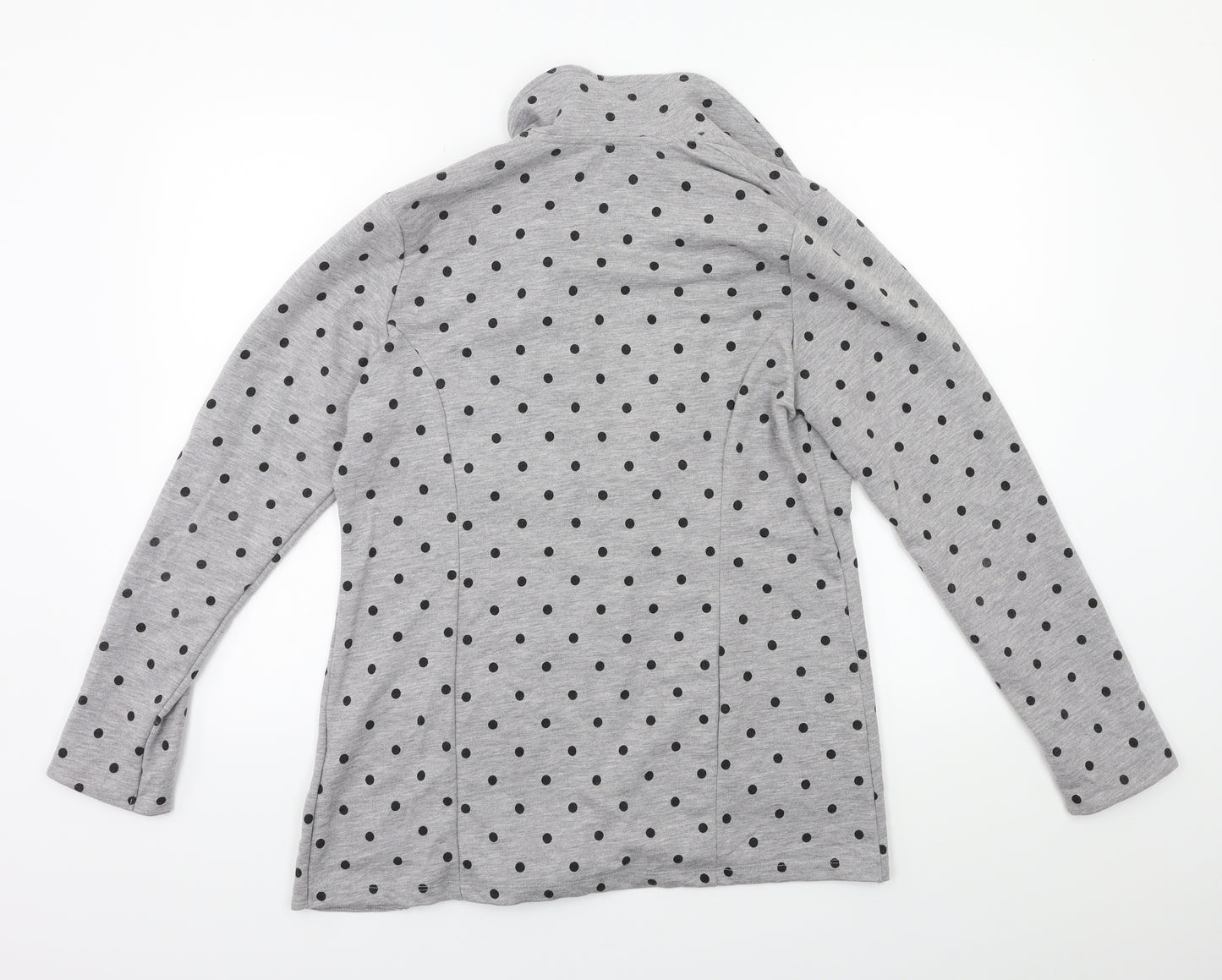 TG Womens Grey Polka Dot  Jacket Blazer Size 14
