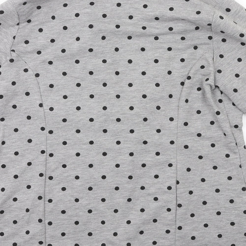 TG Womens Grey Polka Dot  Jacket Blazer Size 14