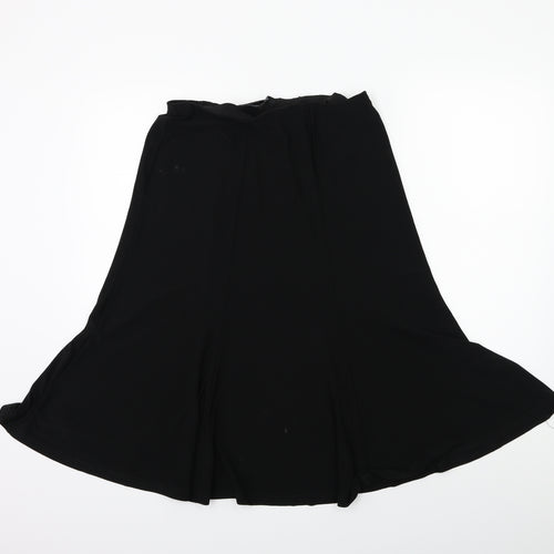 Bonmarché Womens Black   Flare Skirt Size 10