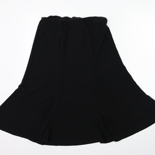 Bonmarché Womens Black   Flare Skirt Size 10