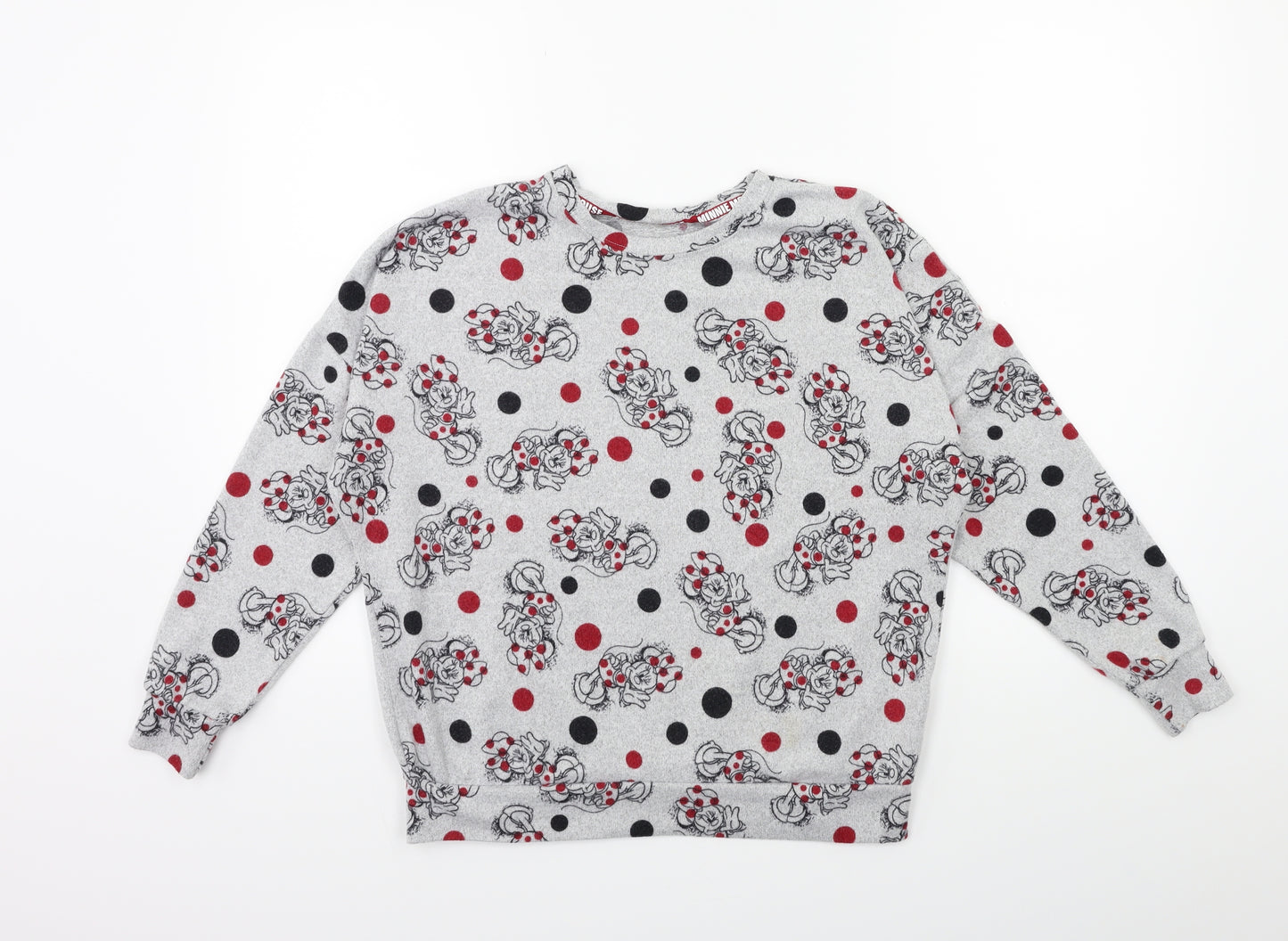Disney Womens Grey   Top Pyjama Top Size 8  - MINNIE MOUSE