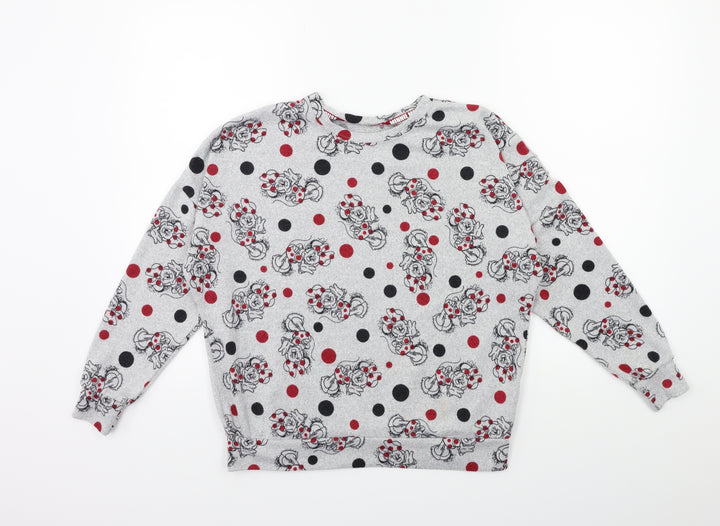 Disney Womens Grey   Top Pyjama Top Size 8  - MINNIE MOUSE