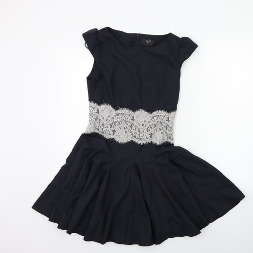 AX Paris Womens Blue   Fit & Flare  Size 8