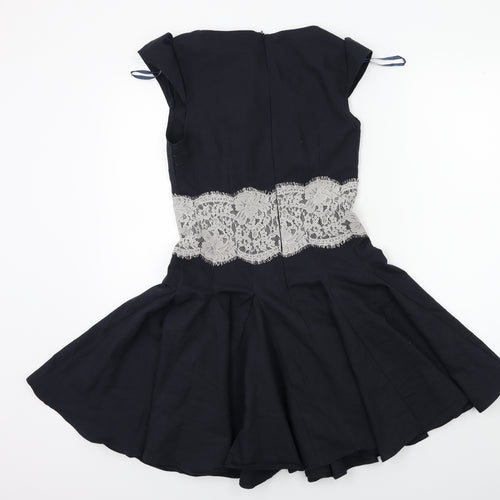 AX Paris Womens Blue   Fit & Flare  Size 8
