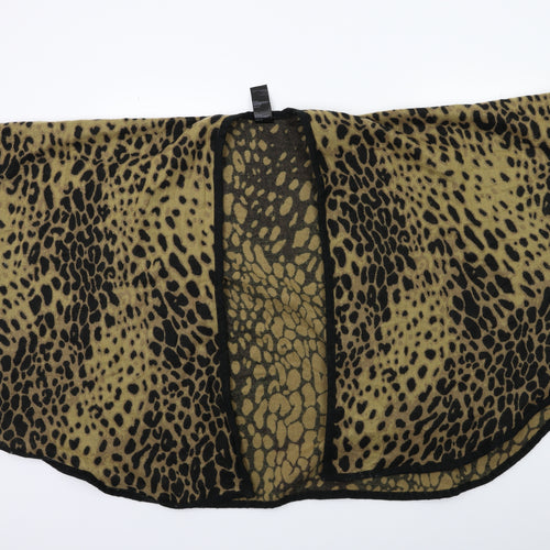 Oasis Womens Brown Animal Print   Shawl/Wrap