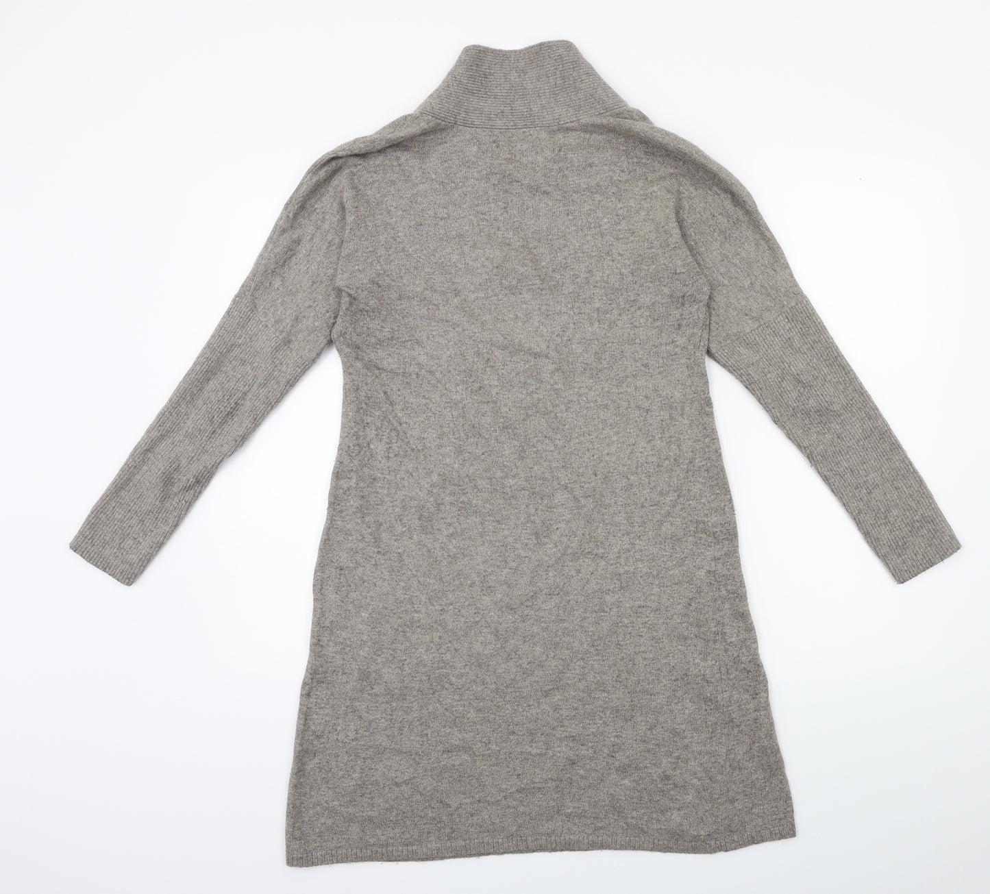 Monsoon Womens Grey  Knit Jumper Dress  Size M