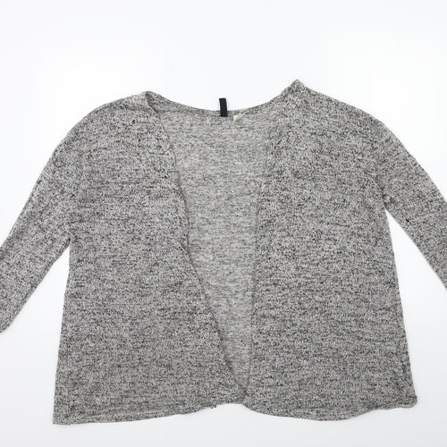 H&M Womens Grey  Knit Cape Jumper Size M