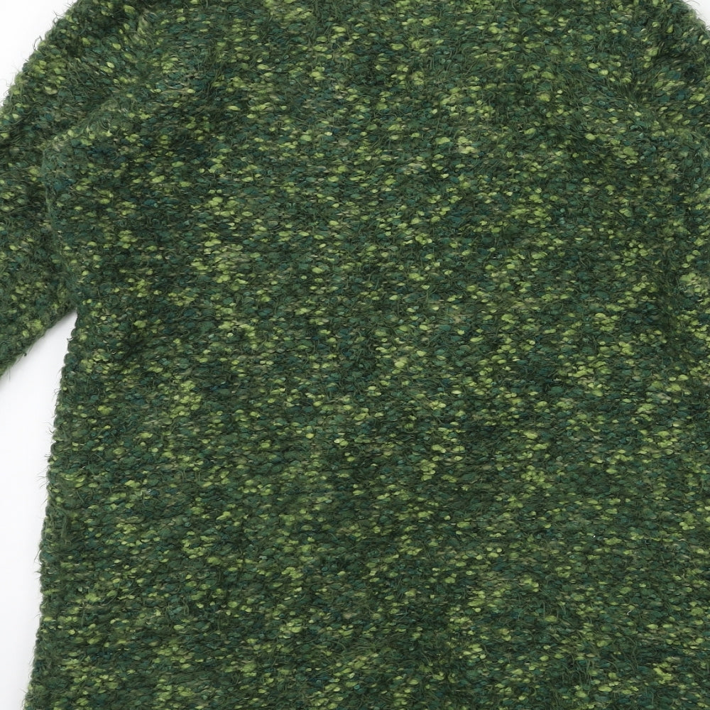 TU Womens Green  Knit Cardigan Jumper Size 12
