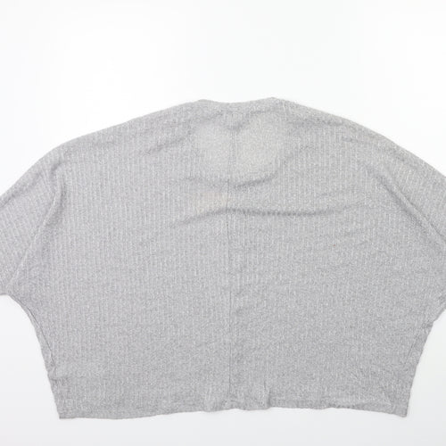 New Look Womens Grey  Knit Pullover Jumper Size L