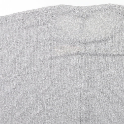 New Look Womens Grey  Knit Pullover Jumper Size L