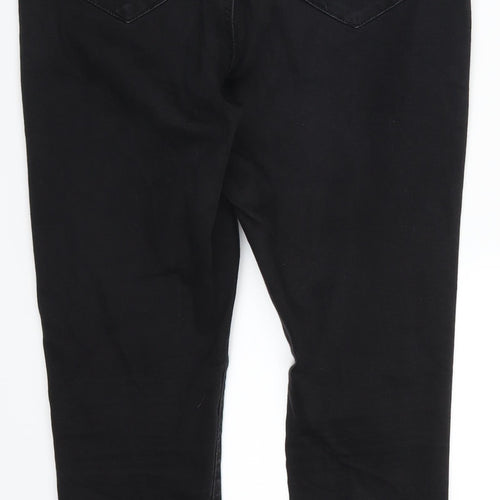 Denim Co Womens Black  Denim Skinny Jeans Size 14 L25 in