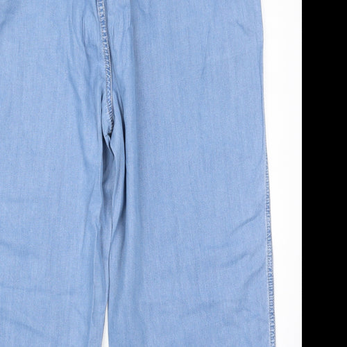 F&F Womens Blue  Denim Cropped Jeans Size 20 L21 in
