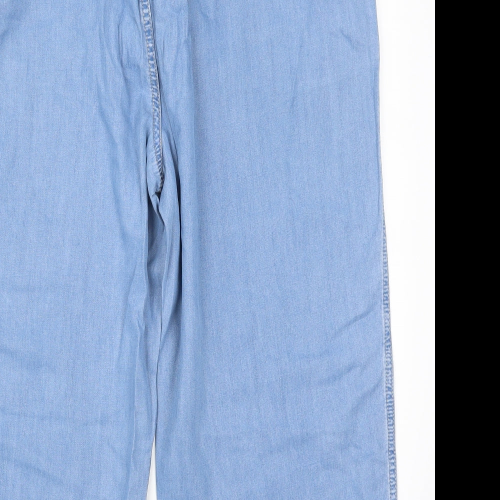 F&F Womens Blue  Denim Cropped Jeans Size 20 L21 in