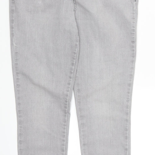 TU Womens Grey  Denim Skinny Jeans Size 12 L28 in