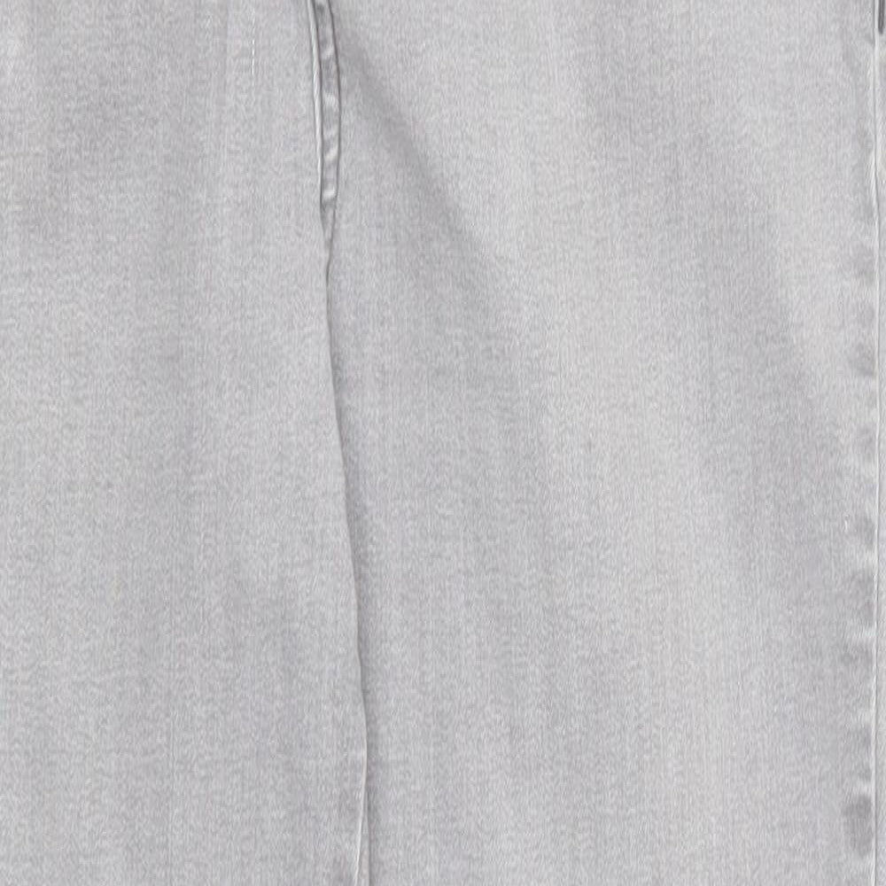 TU Womens Grey  Denim Skinny Jeans Size 12 L28 in