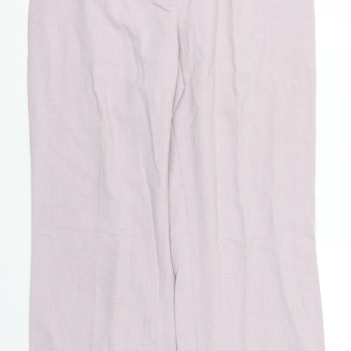 Marks and Spencer Womens Purple   Trousers  Size 14 L29 in