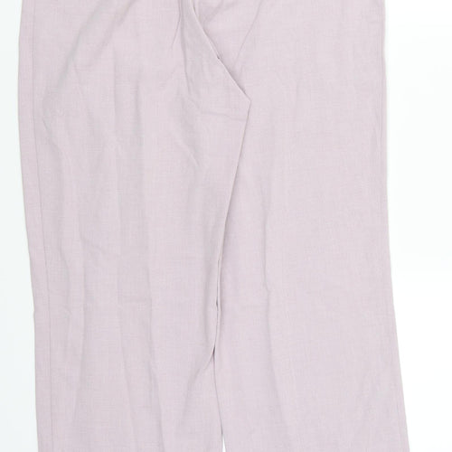 Marks and Spencer Womens Purple   Trousers  Size 14 L29 in