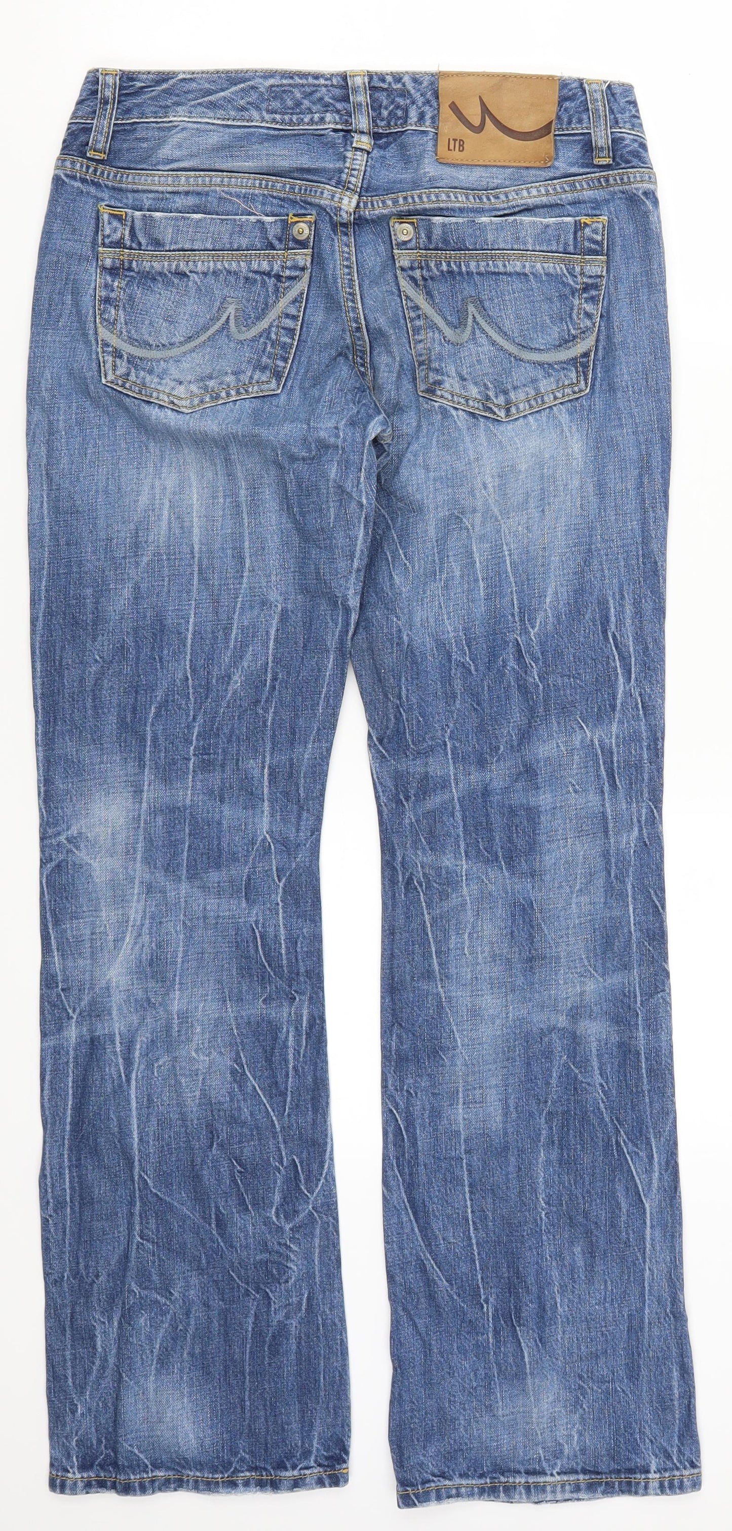 LTB Womens Blue  Denim Straight Jeans Size 28 in L30 in