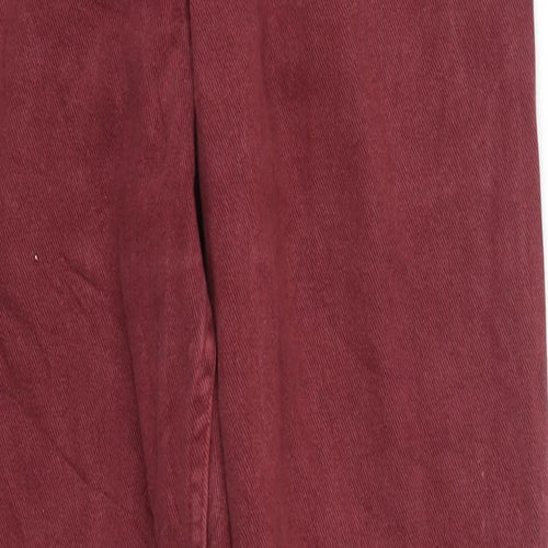 Explorer Womens Red  Denim Mom Jeans Size 8 L29 in