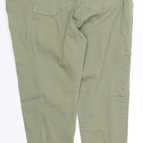 Preworn Womens Green  Denim Jegging Jeans Size 36 in L25 in