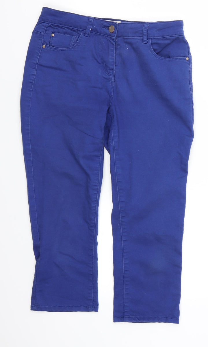 Red Herring Womens Blue Denim Cropped Jeans Size 8 L21 in