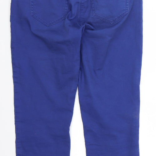 Red Herring Womens Blue  Denim Cropped Jeans Size 8 L21 in