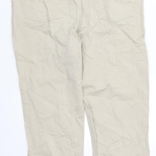 Chamargue Womens Beige   Cropped Trousers Size 36 in L25 in