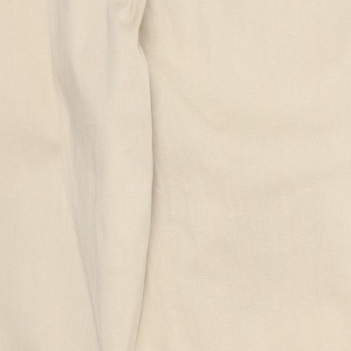 NEXT Womens Beige   Chino Trousers Size 14 L28 in