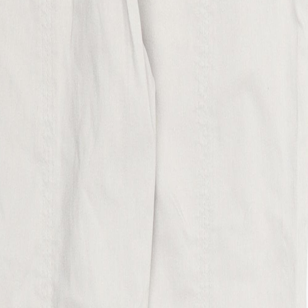 Robell Womens Grey   Cropped Trousers Size 10 L26 in