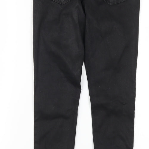 Topshop Womens Black  Denim Skinny Jeans Size 25 in L26 in
