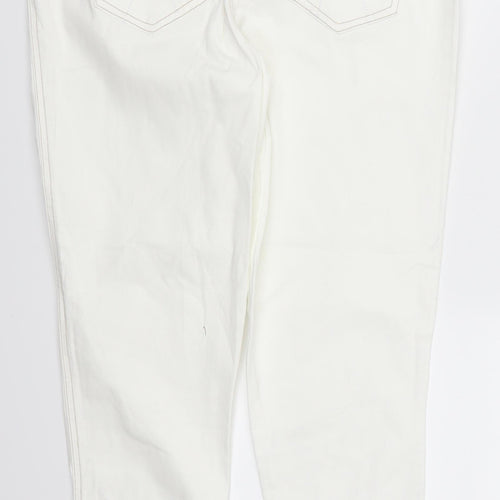 Preworn Womens White  Denim Jegging Jeans Size 30 in L26 in