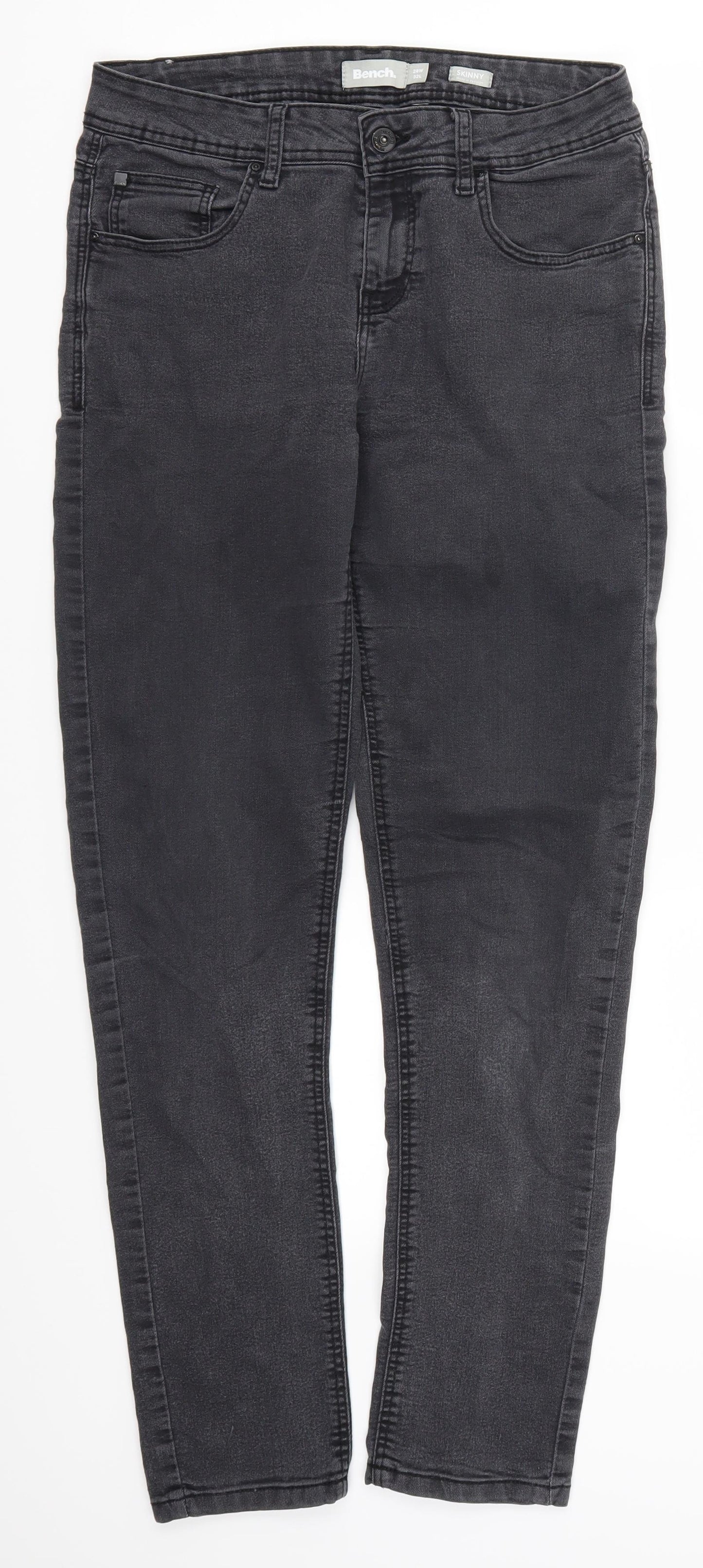 Bench Womens Grey  Denim Skinny Jeans Size 28 in L32 in