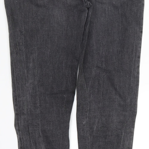 Zara Womens Grey  Denim Skinny Jeans Size 10 L26 in