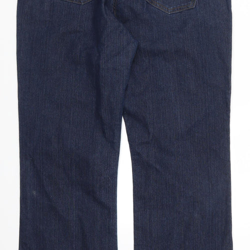 George Womens Blue  Denim Bootcut Jeans Size 16 L29 in