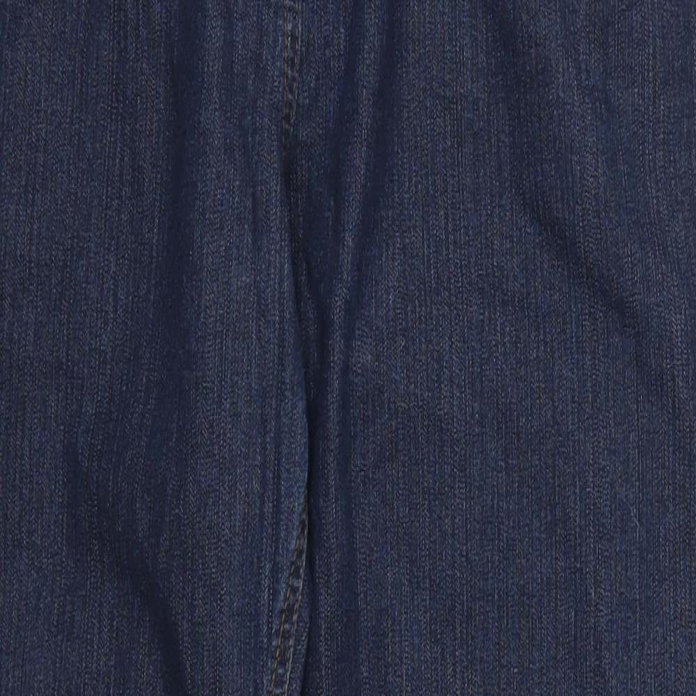 George Womens Blue  Denim Bootcut Jeans Size 16 L29 in