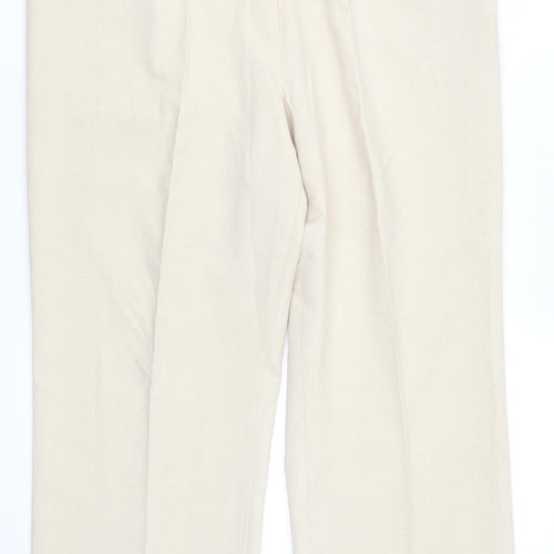 Marks and Spencer Womens Beige   Trousers  Size 37 in L26.5 in