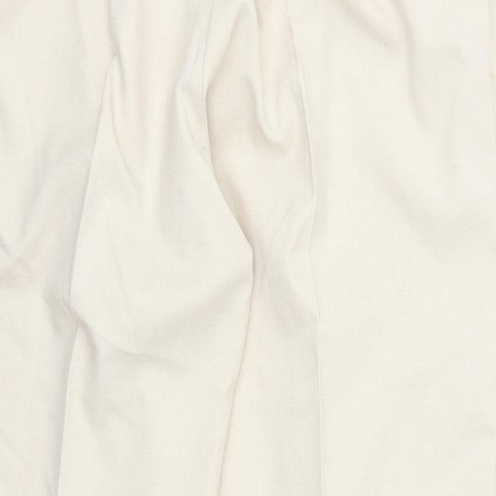 Marks and Spencer Womens Beige   Trousers  Size 37 in L26.5 in
