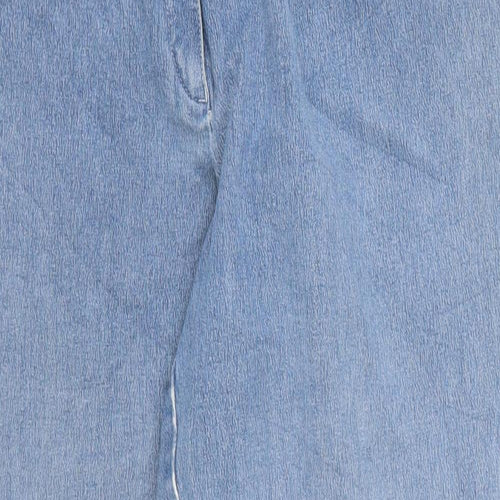 Gaby Mersmann Womens Blue  Denim Straight Jeans Size 14 L28 in