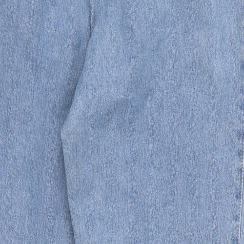 Gaby Mersmann Womens Blue  Denim Straight Jeans Size 14 L28 in