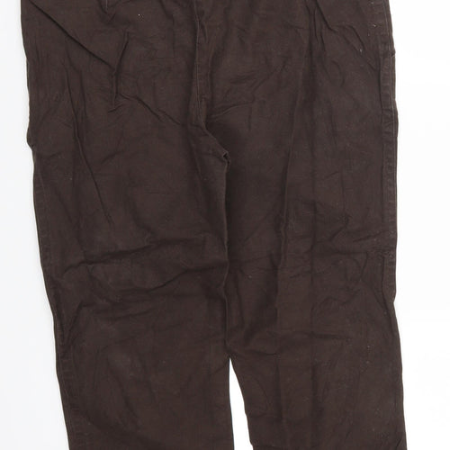 Benotti Womens Brown   Cropped Trousers Size 16 L21 in