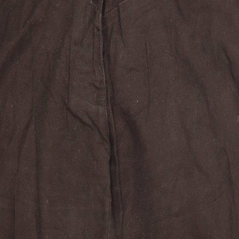 Benotti Womens Brown   Cropped Trousers Size 16 L21 in