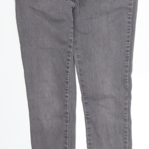 TU Womens Grey  Denim Skinny Jeans Size 10 L26 in