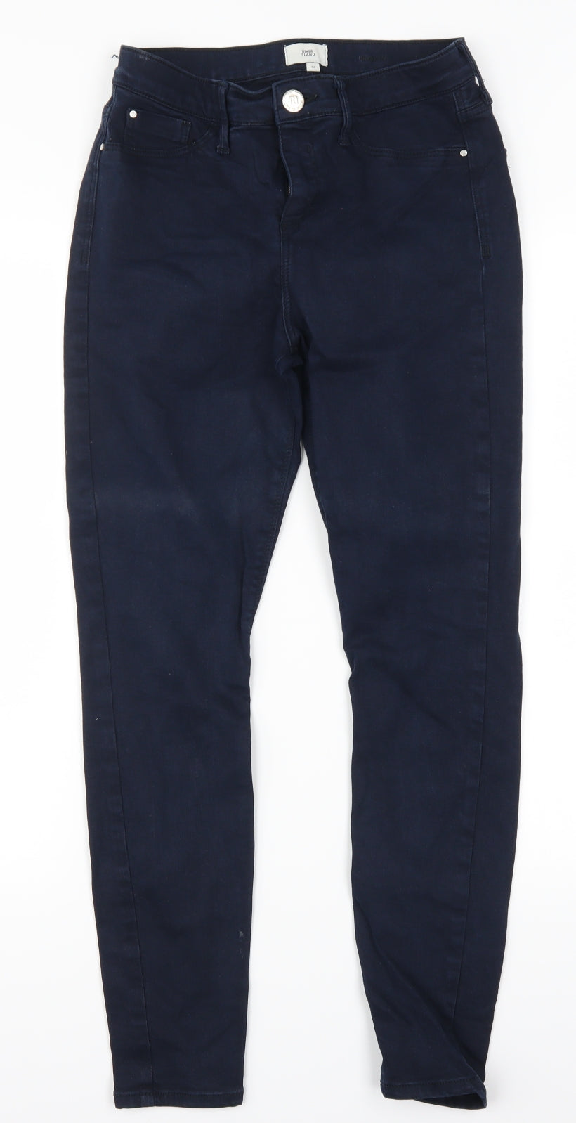 River Island Womens Blue  Denim Skinny Jeans Size 10 L27 in