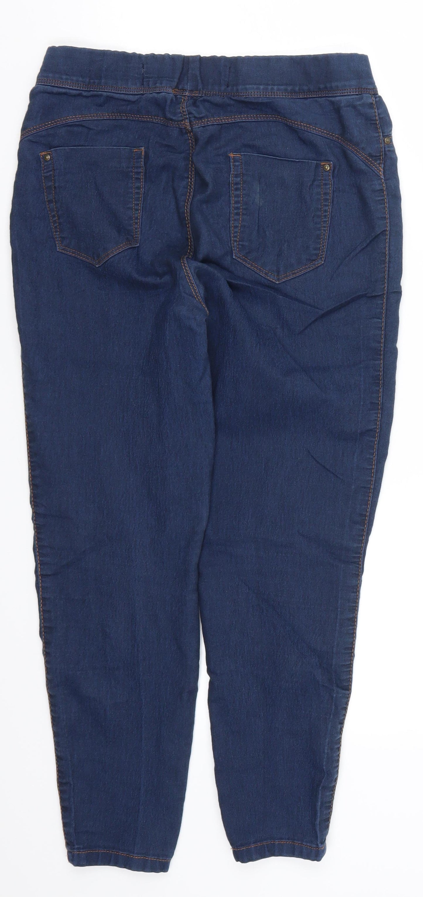 Denim Co Womens Blue  Denim Jegging Jeans Size 10 L24 in