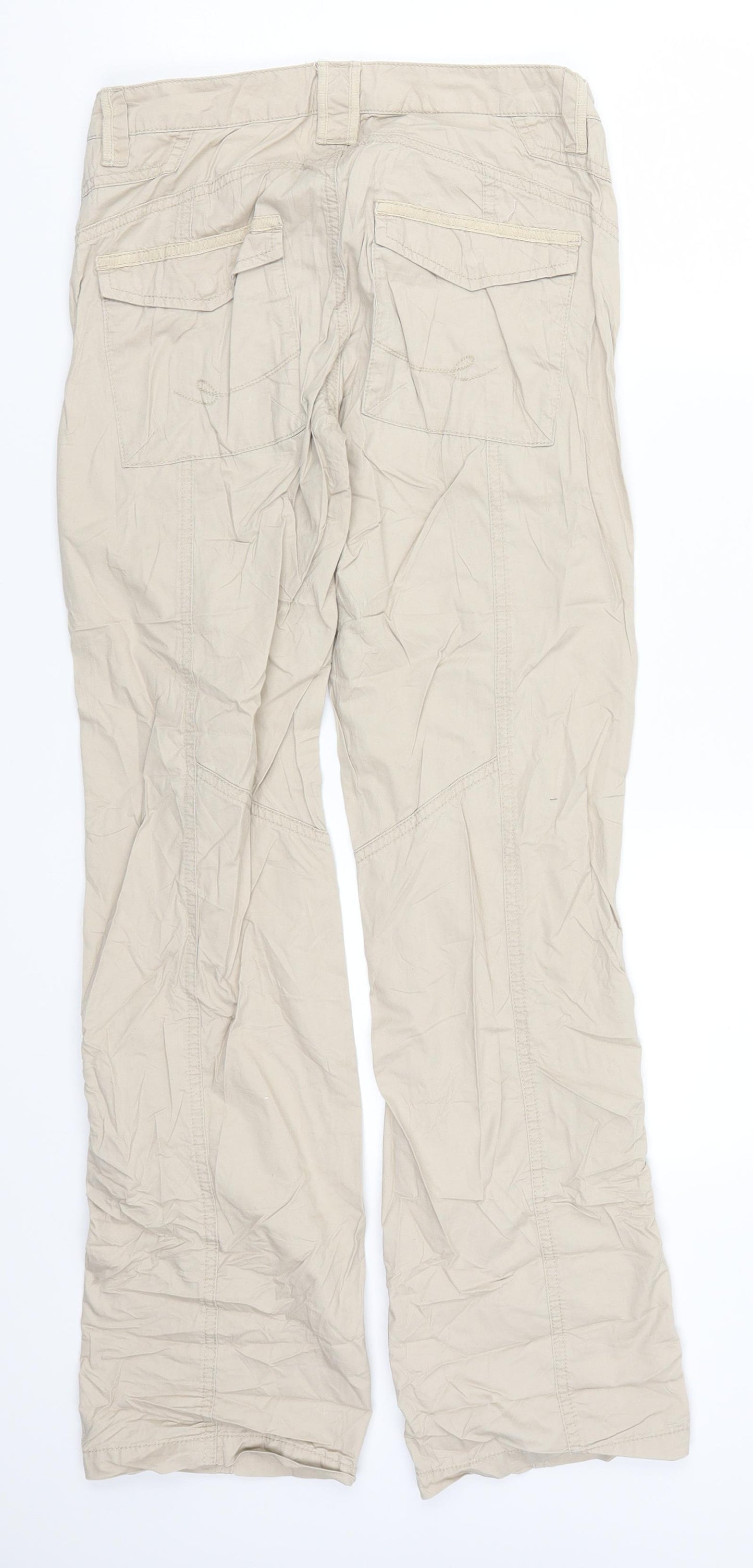 EDC Womens Beige   Cargo Trousers Size 32 L30 in