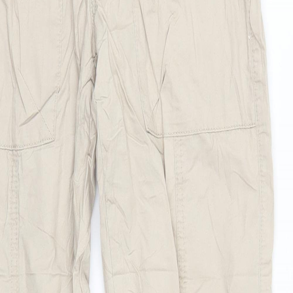 EDC Womens Beige   Cargo Trousers Size 32 L30 in