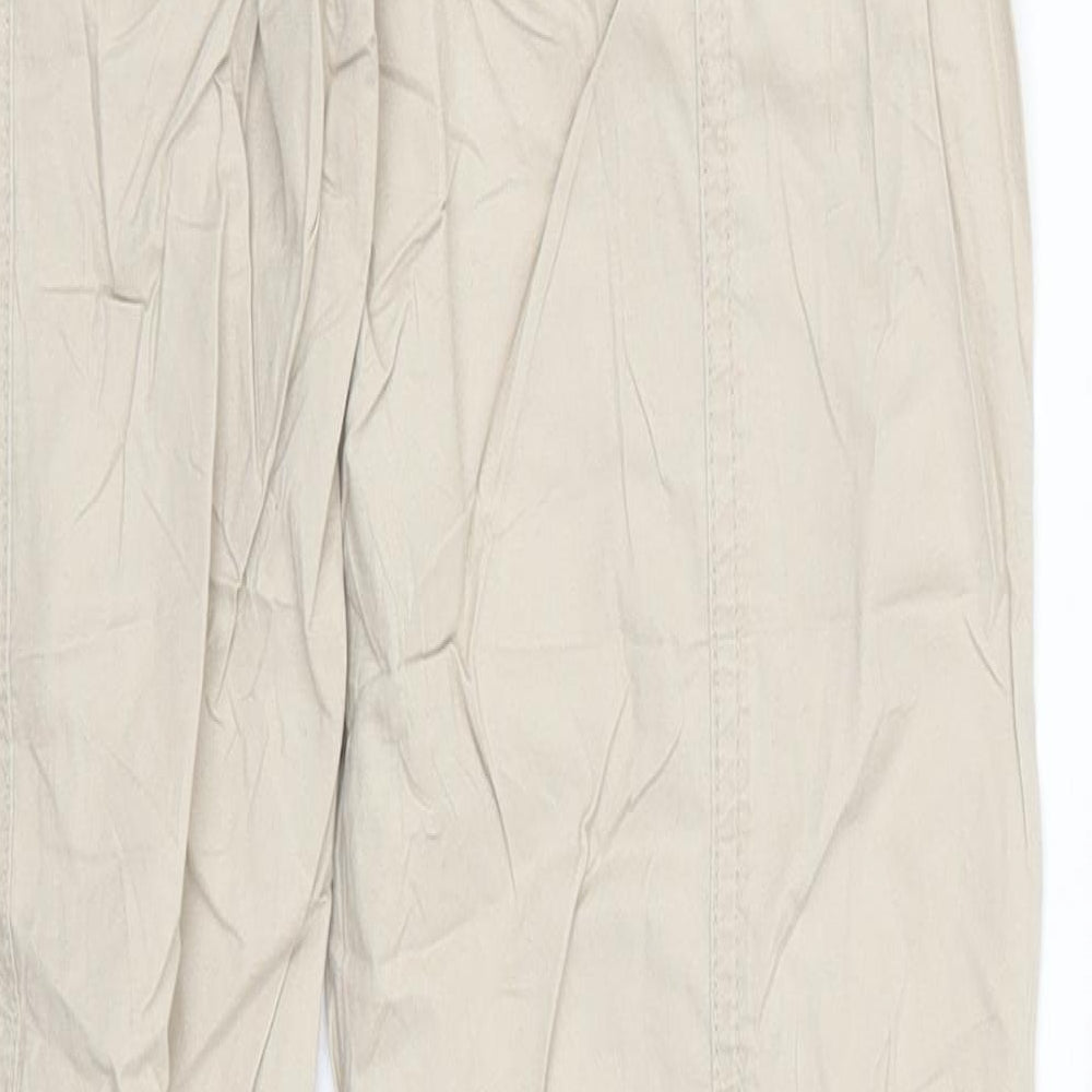 EDC Womens Beige   Cargo Trousers Size 32 L30 in